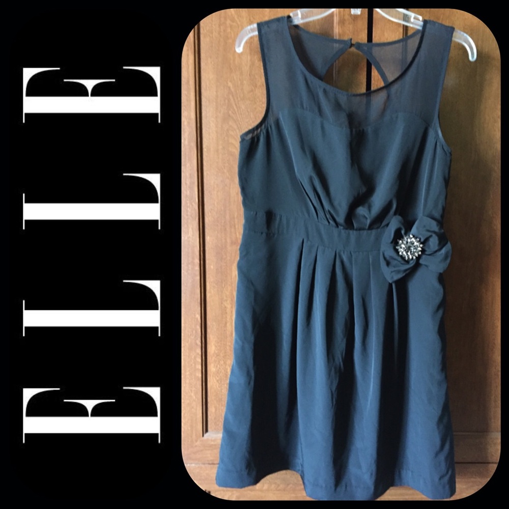 Elle Night Out Holiday Party LBD Dress Sz 8